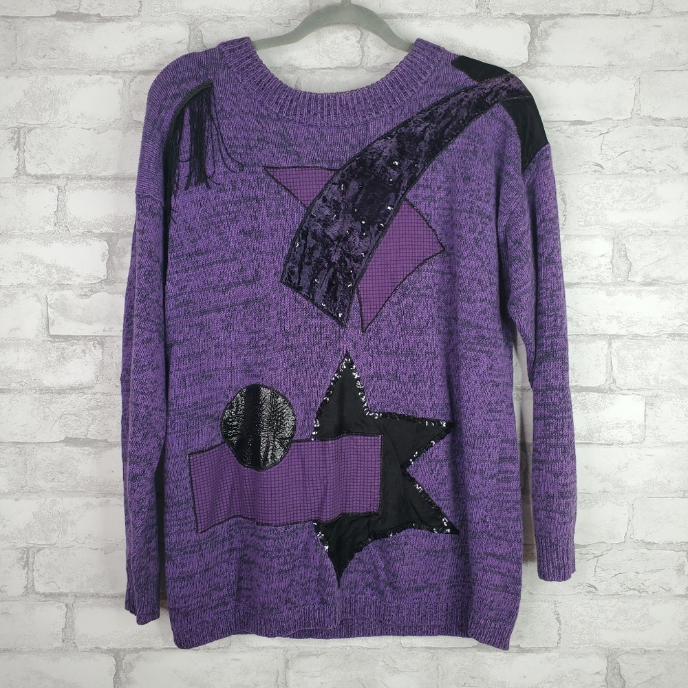 VTG Purple Rain Sweater